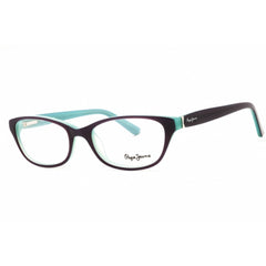 Pepe Jeans Women's Eyeglasses - Grape Plastic Full Rim Cat Eye Frame | PJ3114 FIONA C6