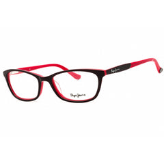 Pepe Jeans Women's Eyeglasses - Black/Dark Pink Full Rim Cat Eye | PJ3172 MILA C3