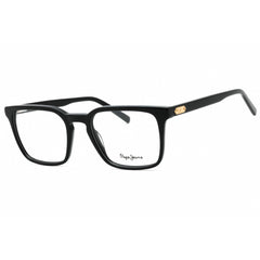 Pepe Jeans Men's Eyeglasses - Gloss Solid Black Plastic Full Rim Square | PJ3531 001