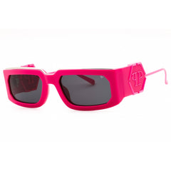 Philipp Plein Women's Sunglasses - Shiny Fuchsia Acetate Full Rim Frame | SPP119M 07BE