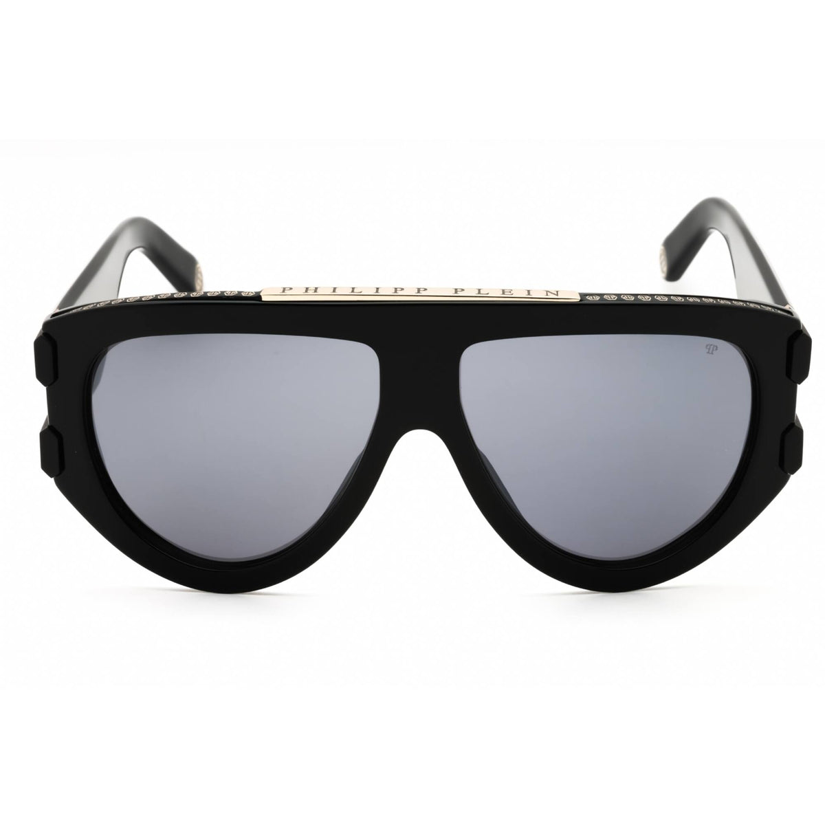 Philipp Plein Unisex Sunglasses - Shiny Havana Acetate Full 