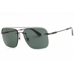 Police Men's Sunglasses - Shiny Gunmetal Metal Full Rim Square Frame | SPLF72 0568