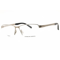 Porsche Men's Eyeglasses - Titanium Rectangular Shape Frame Clear Demo Lens | P8274 A
