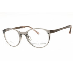 Porsche Men's Eyeglasses - Light Grey Acetate Full Rim Round Shape Frame | P8342 C