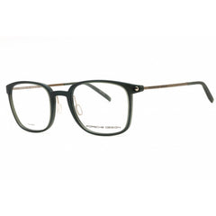 Porsche Men's Eyeglasses - Grey Green Plastic Full Rim Square Shape Frame | P8385 D