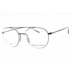 Porsche Men's Eyeglasses - Blue Metal Full Rim Aviator Frame Clear Demo Lens | P8395 C