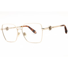 Roberto Cavalli Women's Eyeglasses - Light Gold with Colors Parts Frame | VRC029 0492