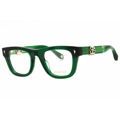 Roberto Cavalli Women's Eyeglasses - Shiny Transparent Green Full Rim | VRC052 0M26