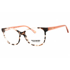 Skechers Women's Eyeglasses - Red Havana Acetate Full Rim Cat Eye Frame | SE2211 054
