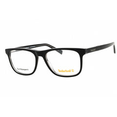 Timberland Men's Eyeglasses - Shiny Black Acetate Full Rim Square Frame | TB50022 001