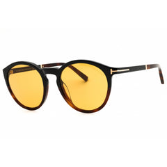 Tom Ford Men's Sunglasses - Havana/Other Acetate Full Rim Round Frame | FT1021 56E