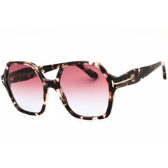 Tom Ford Women's Sunglasses - Coloured Havana Acetate Geometric Frame | FT1032 55Z