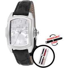 Invicta Women's Watch - Lupah Quartz Silver Dial Black Interchangeable Strap | 48949