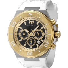 Technomarine Men's Watch - Manta Ocean Chronograph Gold Tone, Black Dial | TM-224019