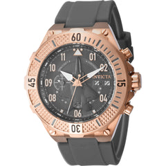 Invicta Men's Watch - Aviator Quartz Chronograph Grey Dial Silicone Strap | 39891