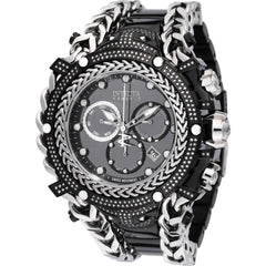 Invicta Men's Watch - Gladiator Chronograph Black Dial Two Tone Steel Bracelet | 48419