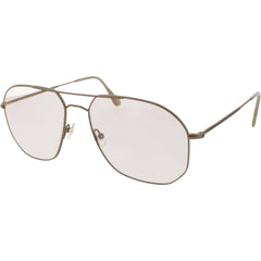 Andy Wolf Men's Eyeglasses - Beige Metal Aviator Full Rim Frame Demo Lens | 4732 D
