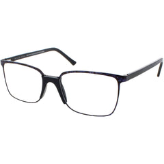 Andy Wolf Men's Eyeglasses - Blue Metal/Acetate Square Full Rim Frame | Robinson C