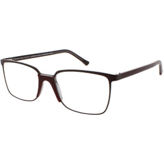 Andy Wolf Men's Eyeglasses - Dark Purple Metal/Acetate Square Full Rim | Robinson E