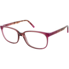 Andy Wolf Unisex Eyeglasses - Violet/Berry Acetate Square Full Rim Frame | 4523 J