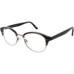 Andy Wolf Unisex Eyeglasses - Grey Metal/Acetate Round Shape Full Rim Frame | 4543 E