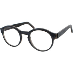 Andy Wolf Unisex Eyeglasses - Grey Acetate Round Full Rim Frame Demo Lens | 4542 C