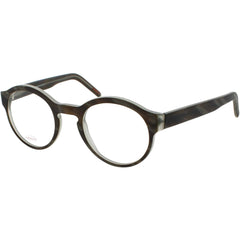 Andy Wolf Unisex Eyeglasses - Grey Acetate Round Full Rim Frame Demo Lens | 4542 F