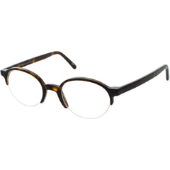 Andy Wolf Unisex Eyeglasses - Dark Havana Acetate Half Rim Frame Demo Lens | 4555 B