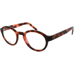 Andy Wolf Unisex Eyeglasses - Havana Acetate Round Full Rim Frame Demo Lens | 4560 E