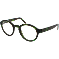 Andy Wolf Unisex Eyeglasses - Green Havana Acetate Round Shape Full Rim Frame | 4560 F