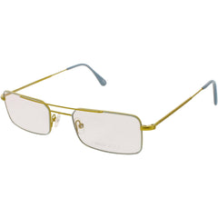 Andy Wolf Unisex Eyeglasses - Yellow Green Metal Rectangular Full Rim Frame | 4739 F