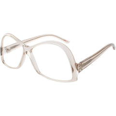 Andy Wolf Women's Eyeglasses - Crystal Grey Acetate Cat Eye Full Rim Frame | 5049 E