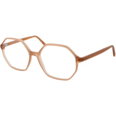 Andy Wolf Women's Eyeglasses - Crystal Pink Acetate Geometric Full Rim Frame | 4580 E