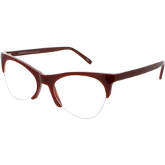 Andy Wolf Women's Eyeglasses - Bordeaux Acetate Cat Eye Shape Frame Demo Lens | 5078 E