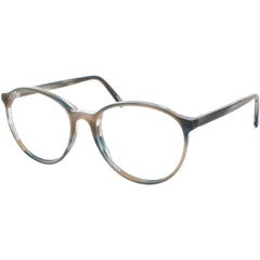 Andy Wolf Women's Eyeglasses - Grey Blue Acetate Round Shape Full Rim Frame | 5091 J