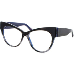 Andy Wolf Women's Eyeglasses - Blue Acetate Cat Eye Full Rim Frame Demo Lens | 5092 D