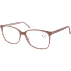 Andy Wolf Women's Eyeglasses - Beige Acetate Square Full Rim Frame Demo Lens | 5100 H