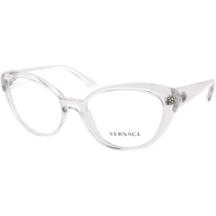 Versace Women's Eyeglasses - Crystal Acetate Cat Eye Full Rim Frame | 0VE3349U 148