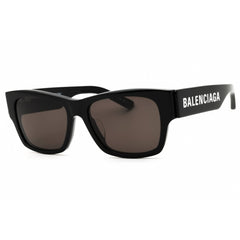 Balenciaga Unisex Sunglasses - Black Acetate Square Full Rim Frame | BB0262SA 001