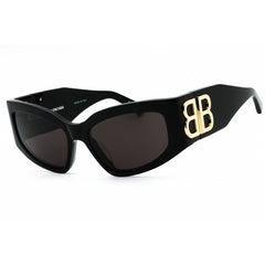 Balenciaga Women's Sunglasses - Black Acetate Cat Eye Full Rim Frame | BB0321S 002