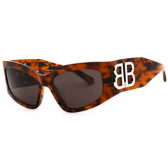 Balenciaga Women's Sunglasses - Havana Acetate Cat Eye Full Rim Frame | BB0321S 003