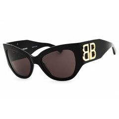 Balenciaga Women's Sunglasses - Black Acetate Cat Eye Full Rim Frame | BB0322S 002