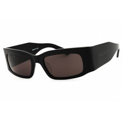 Balenciaga Women's Sunglasses - Black Acetate Rectangular Full Rim Frame | BB0328S 001