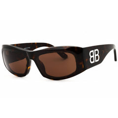 Balenciaga Women's Sunglasses - Havana Acetate Cat Eye Full Rim Frame | BB0395S 002