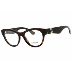 Burberry Women's Eyeglasses - Dark Havana Plastic Cat Eye Shape Frame | 0BE2404 3002