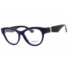 Burberry Women's Eyeglasses - Blue Plastic Cat Eye Shape Full Rim Frame | 0BE2404 4120