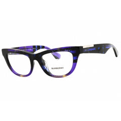 Burberry Women's Eyeglasses - Check Violet Plastic Butterfly Full Rim | 0BE2406U 4113