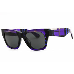 Burberry Women's Sunglasses - Check Violet Plastic Square Full Rim | 0BE4424F 411387