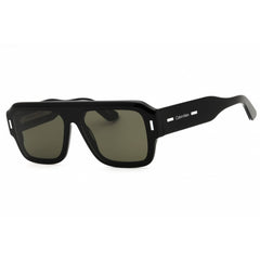 Calvin Klein Unisex Sunglasses - Black Acetate Square Full Rim Frame | CK24501S 001