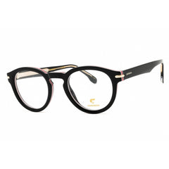 Carrera Unisex Eyeglasses - Striped Black Plastic Round Frame | CARRERA 313 0M4P 00